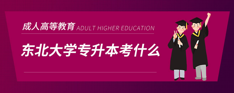 東北大學(xué)專升本考什么