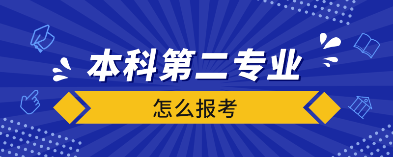 本科第二專業(yè)怎么報(bào)考