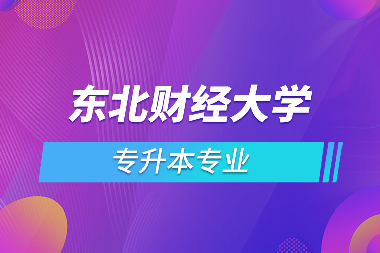 東北財(cái)經(jīng)大學(xué)有哪些專升本專業(yè)嗎？