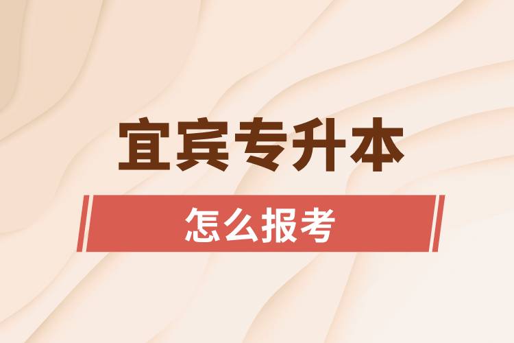 宜賓專升本網(wǎng)站入口報名步驟