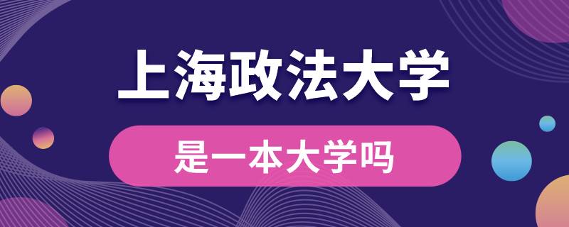 上海政法大學是一本大學嗎