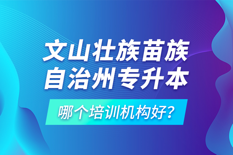 文山壯族苗族自治州專升本哪個(gè)培訓(xùn)機(jī)構(gòu)好？